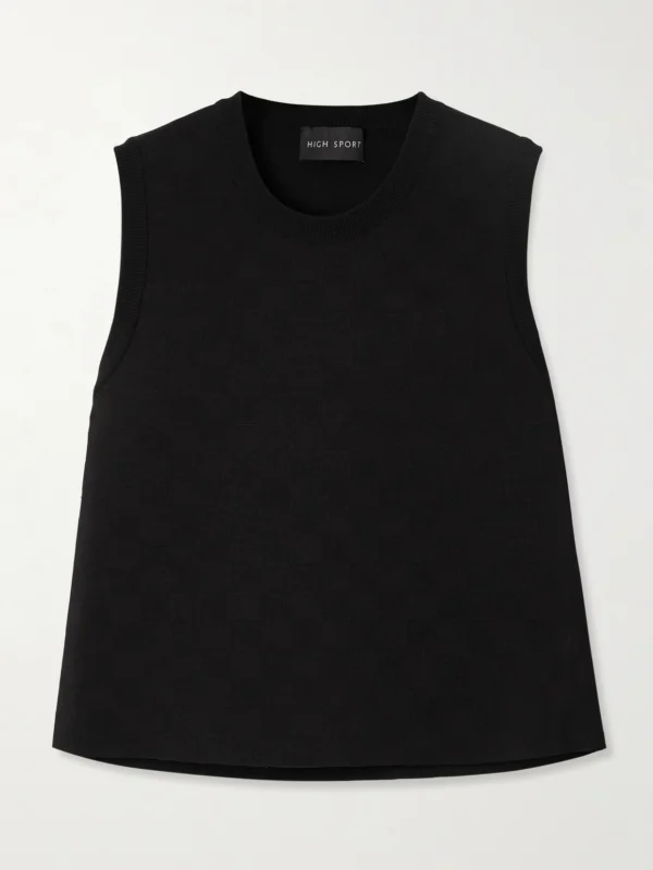 High Sport Jacquard Tank