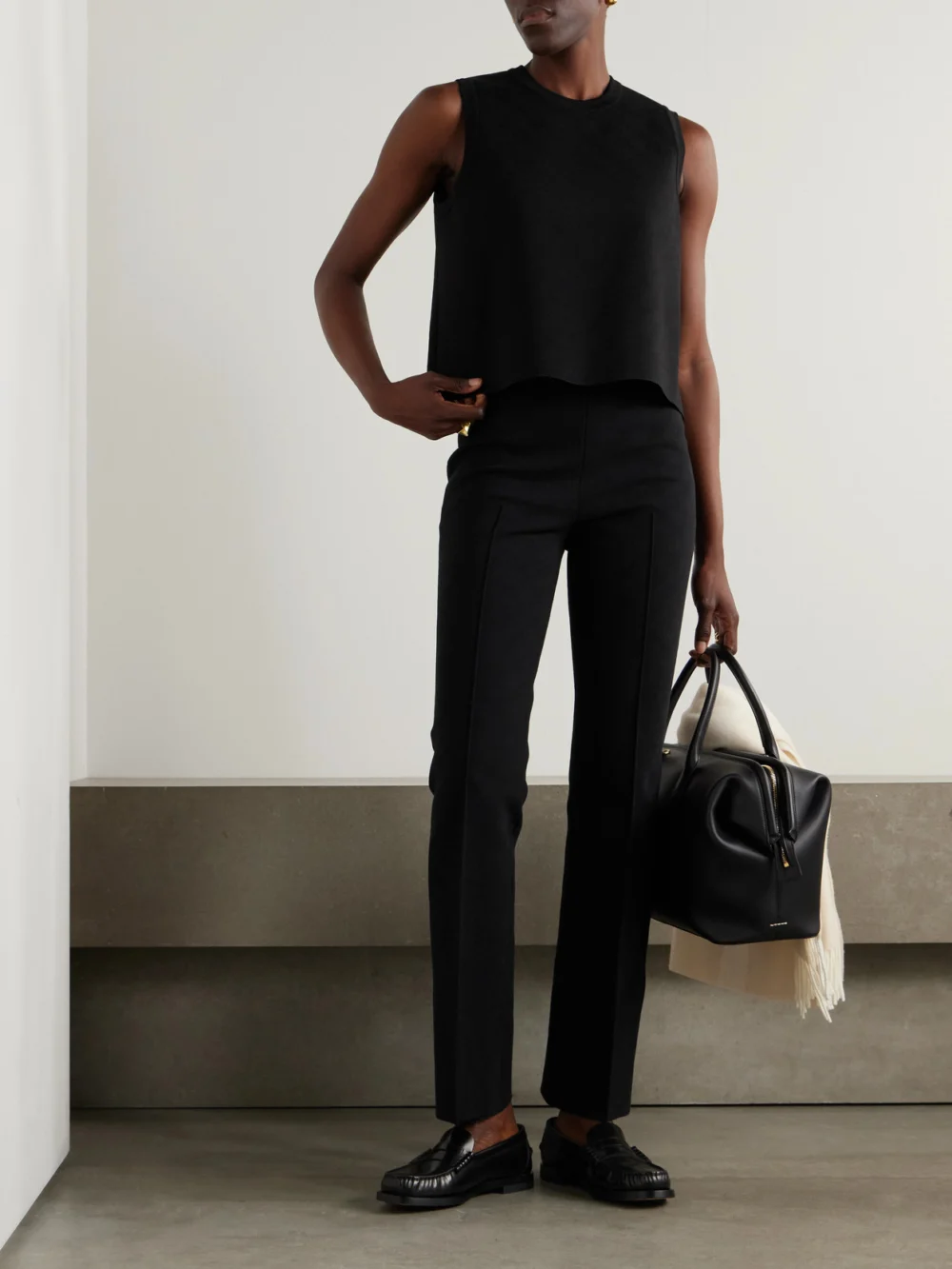 High Sport Jacquard Tank, worn by a model
