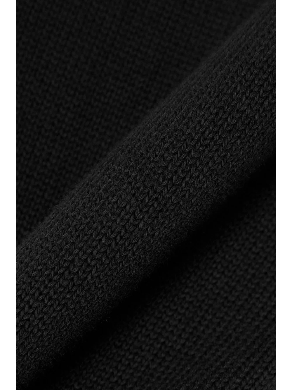 Close-up detail of the High Sport Lara Cotton Sweater