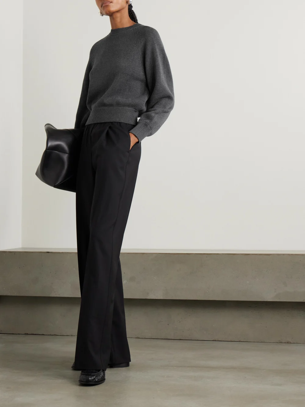 High Sport Lara Cotton Sweater, worn by a model