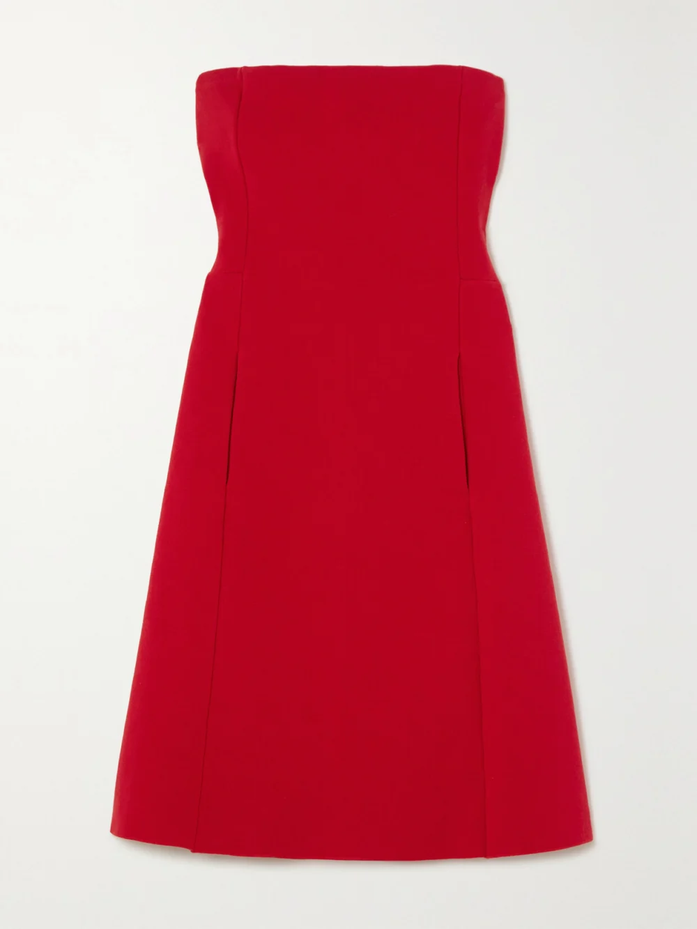 High Sport Nance Strapless Stretch-cotton Mini Dress in red