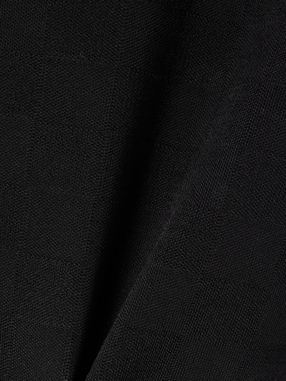 Close-up detail of the High Sport Nsfw Crop Kick Checked Stretch-knit Flared Pants