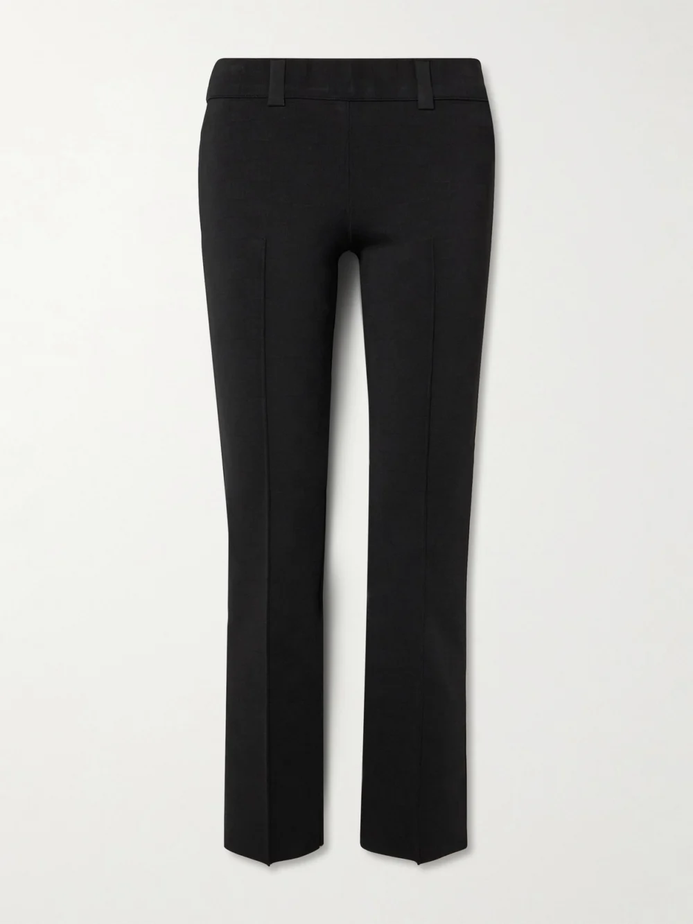High Sport Nsfw Jules Checked Jacquard-knit Slim-leg Pants in black