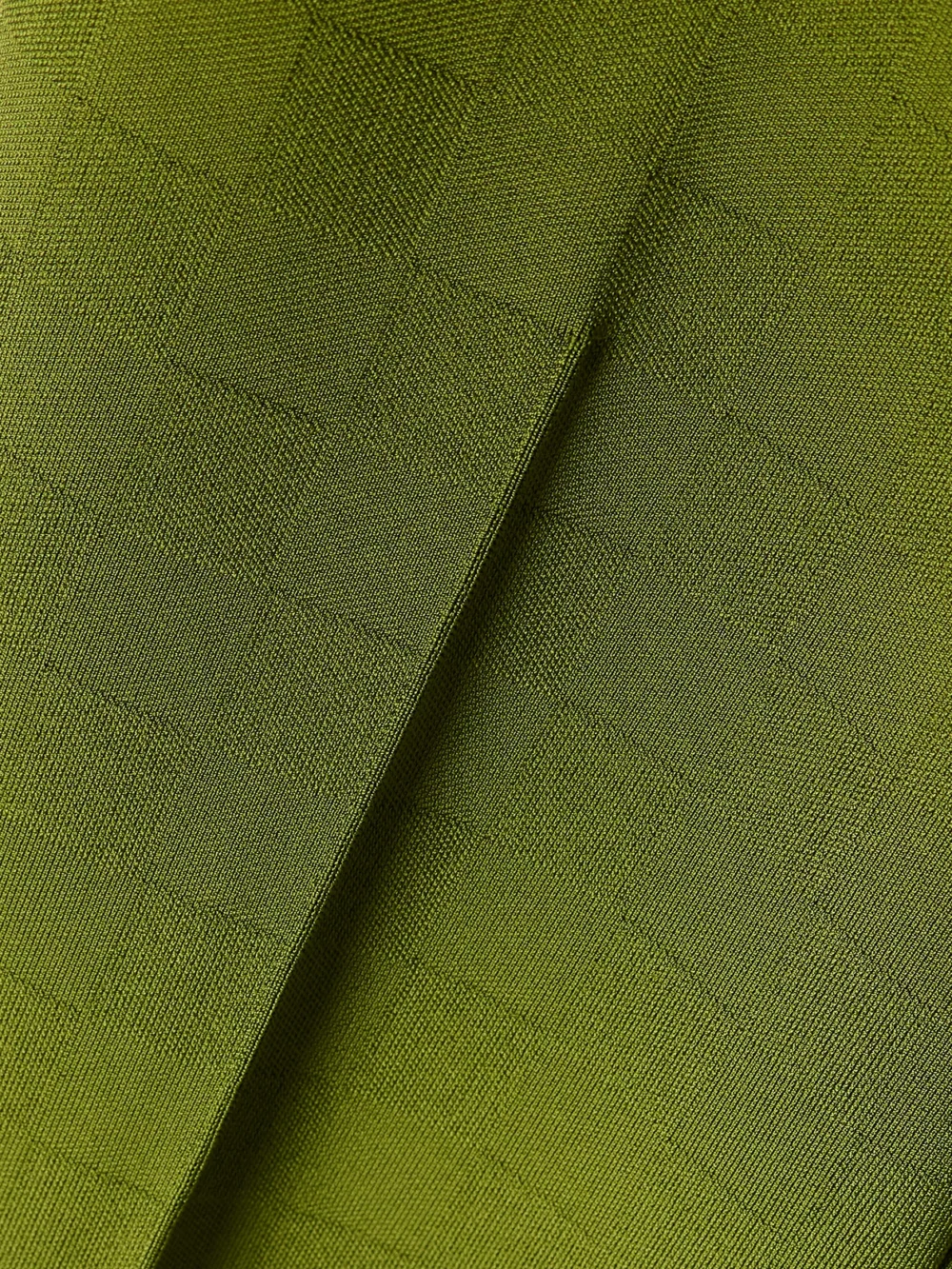 Close-up detail of the High Sport Nsfw Jules Checked Jacquard-knit Slim-leg Pants