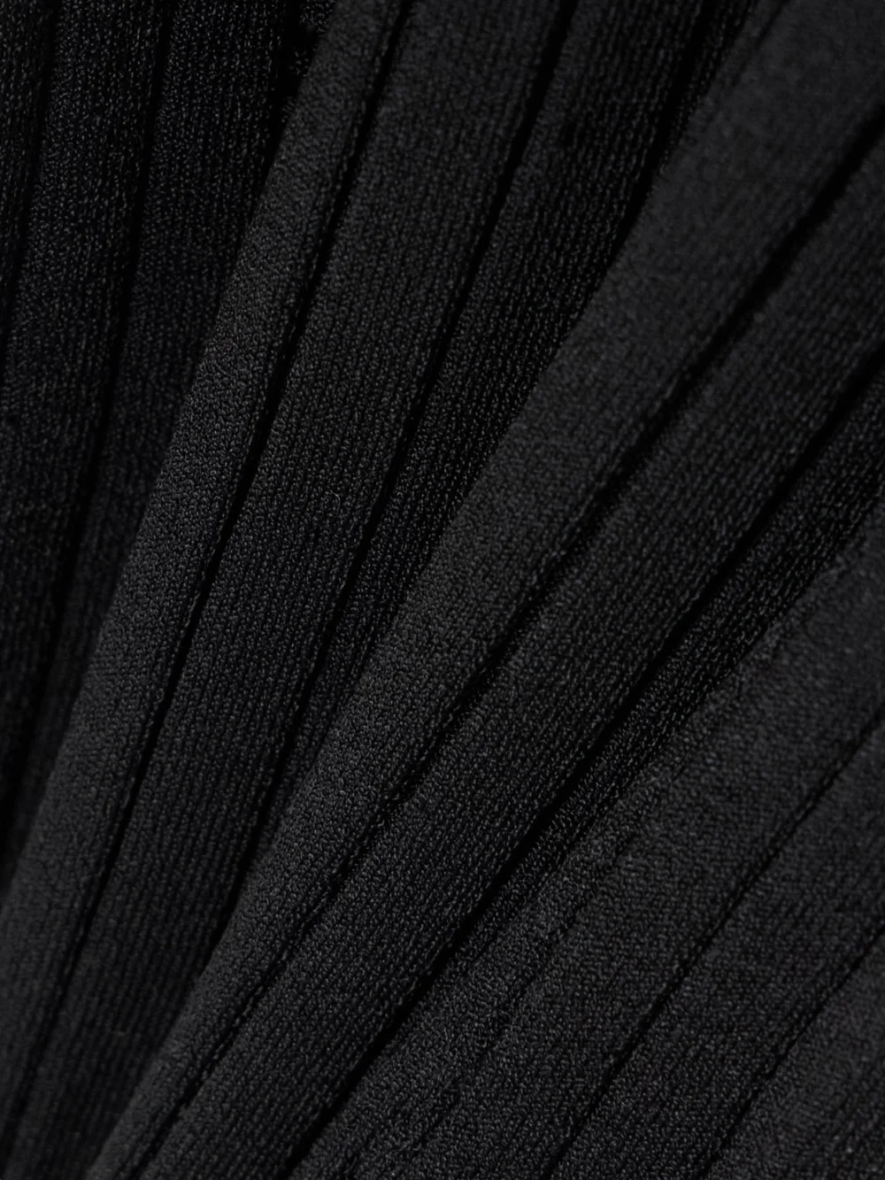 Close-up detail of the High Sport Pj Ribbed-knit Top