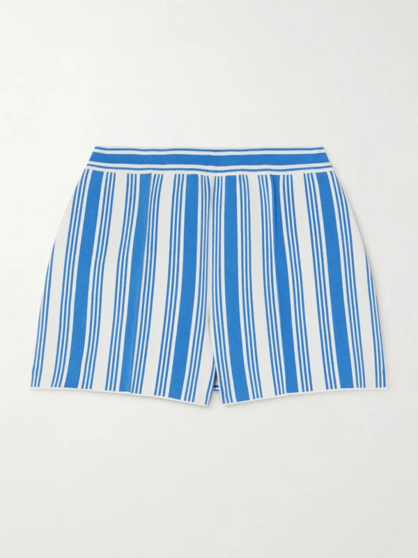 High Sport Savannah Striped Cotton-blend Shorts