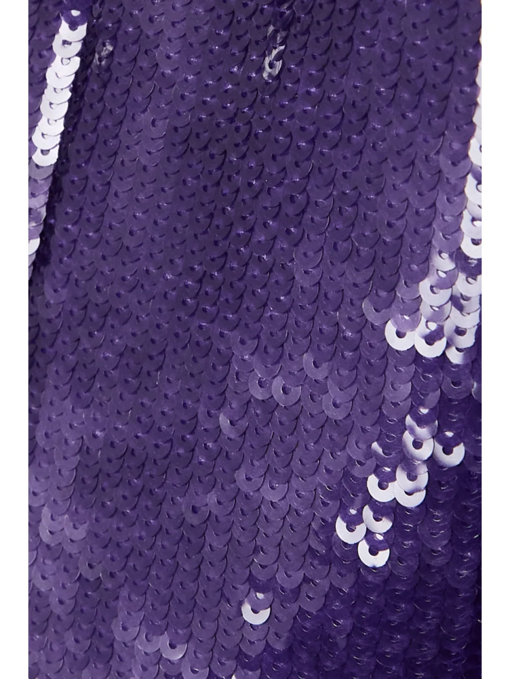Close-up detail of the Huishan Zhang Andy Pleated Sequined Satin Maxi Dress