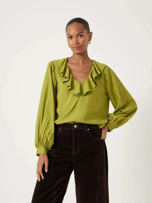 hush Air Flow Ruffle Blouse