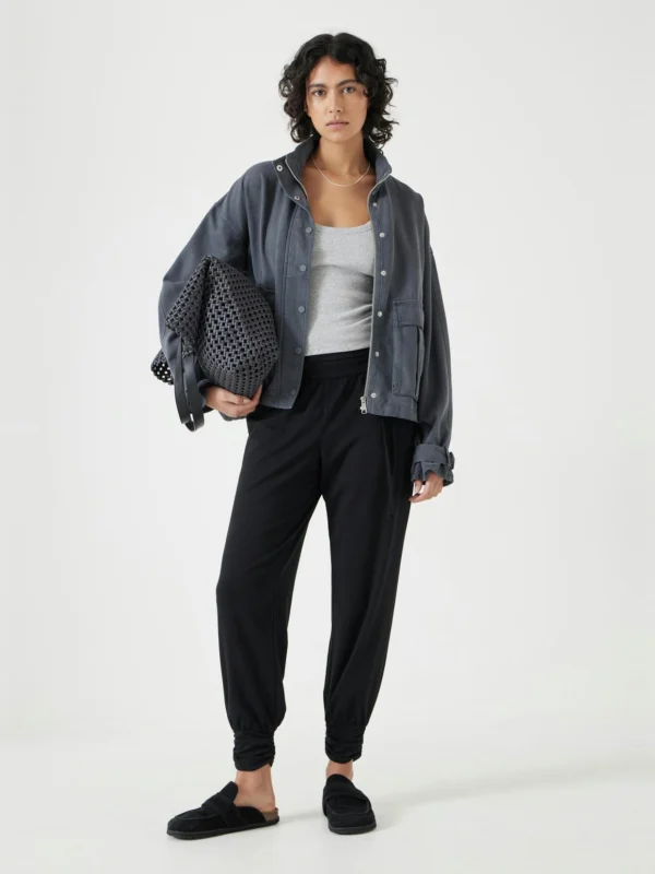 hush Alexa Harem Joggers in Black