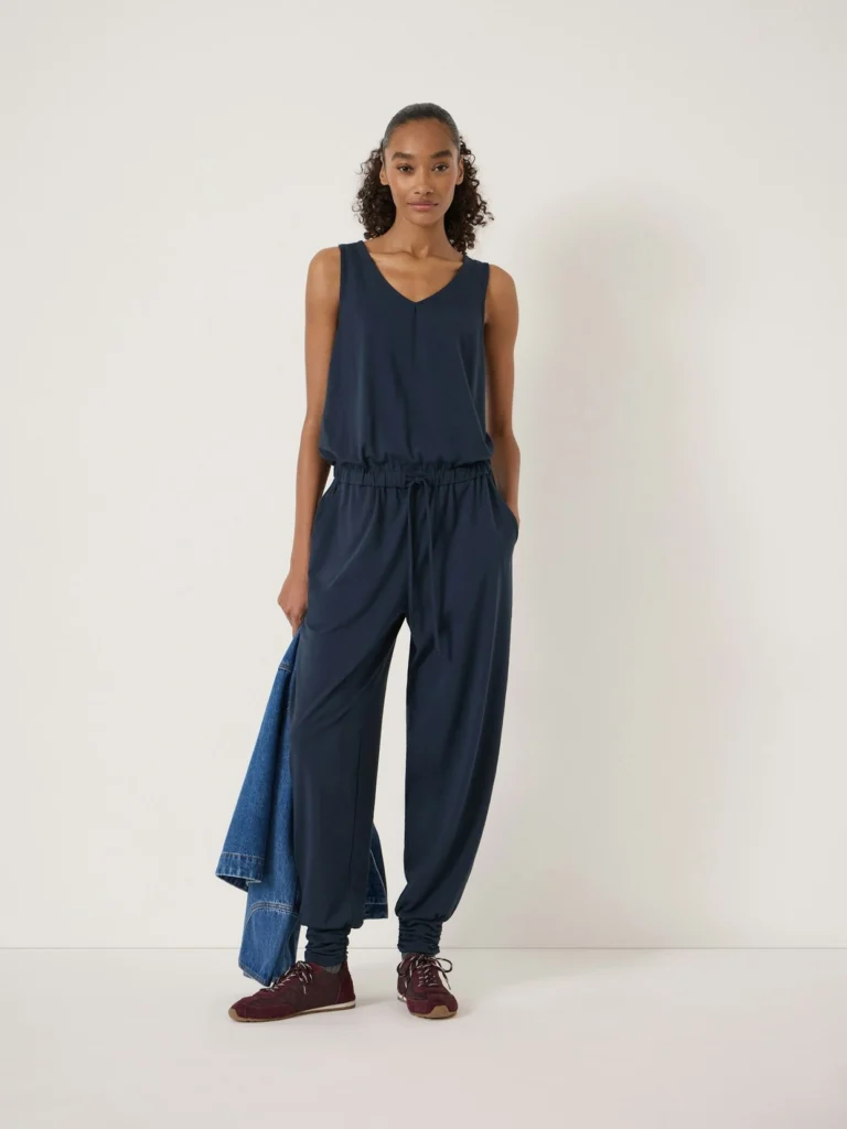 hush Alexa Harem Sleeveless Jersey Jumpsuit