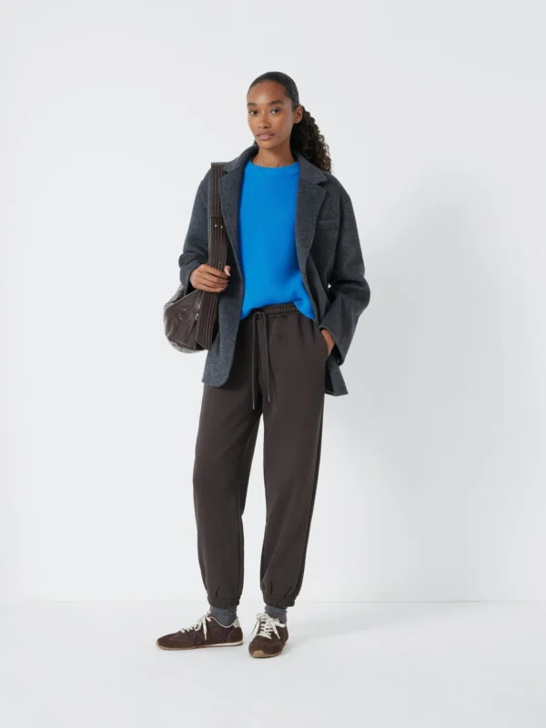 hush Alyna Pocket Detail Relaxed Joggers in Chocolate Brown