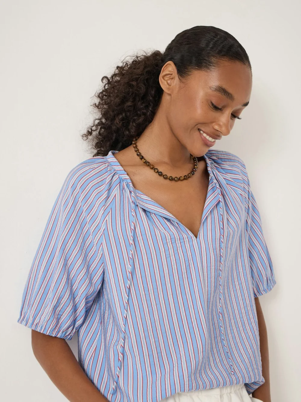 hush Beatrix Balloon Sleeve Blouse, view 2