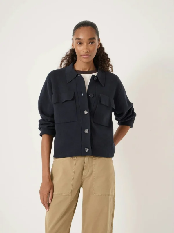 hush Bobbie Shirt Jacket with Wool