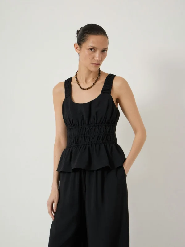 hush Clarissa Gathered Straps Top
