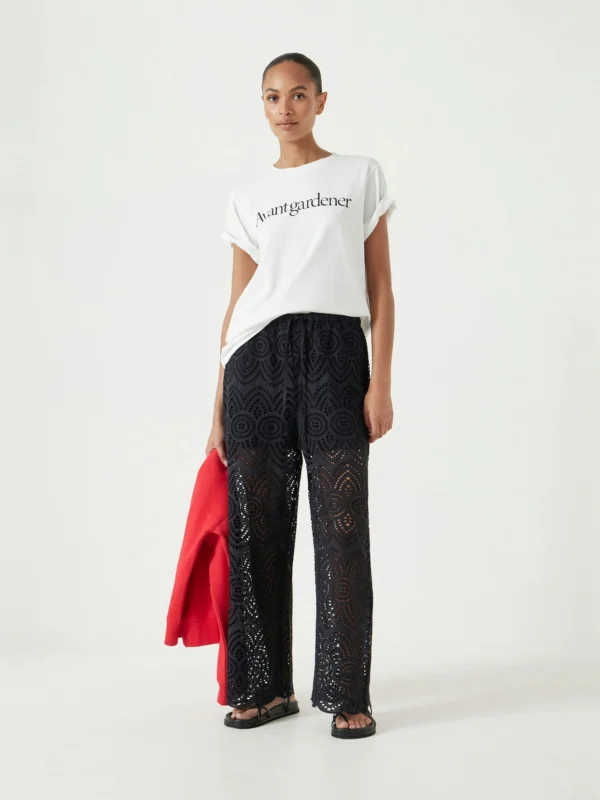 hush Cotton Broderie Trousers