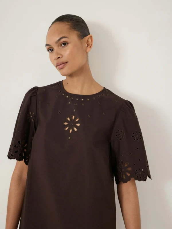 hush Enna Broderie Mini Dress