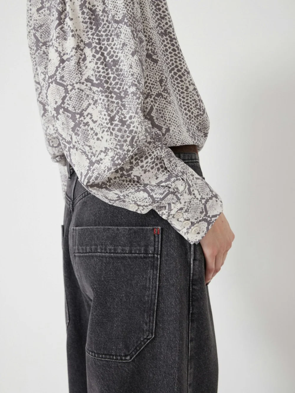 hush Fernanda Snake Printed Blouse, view 2