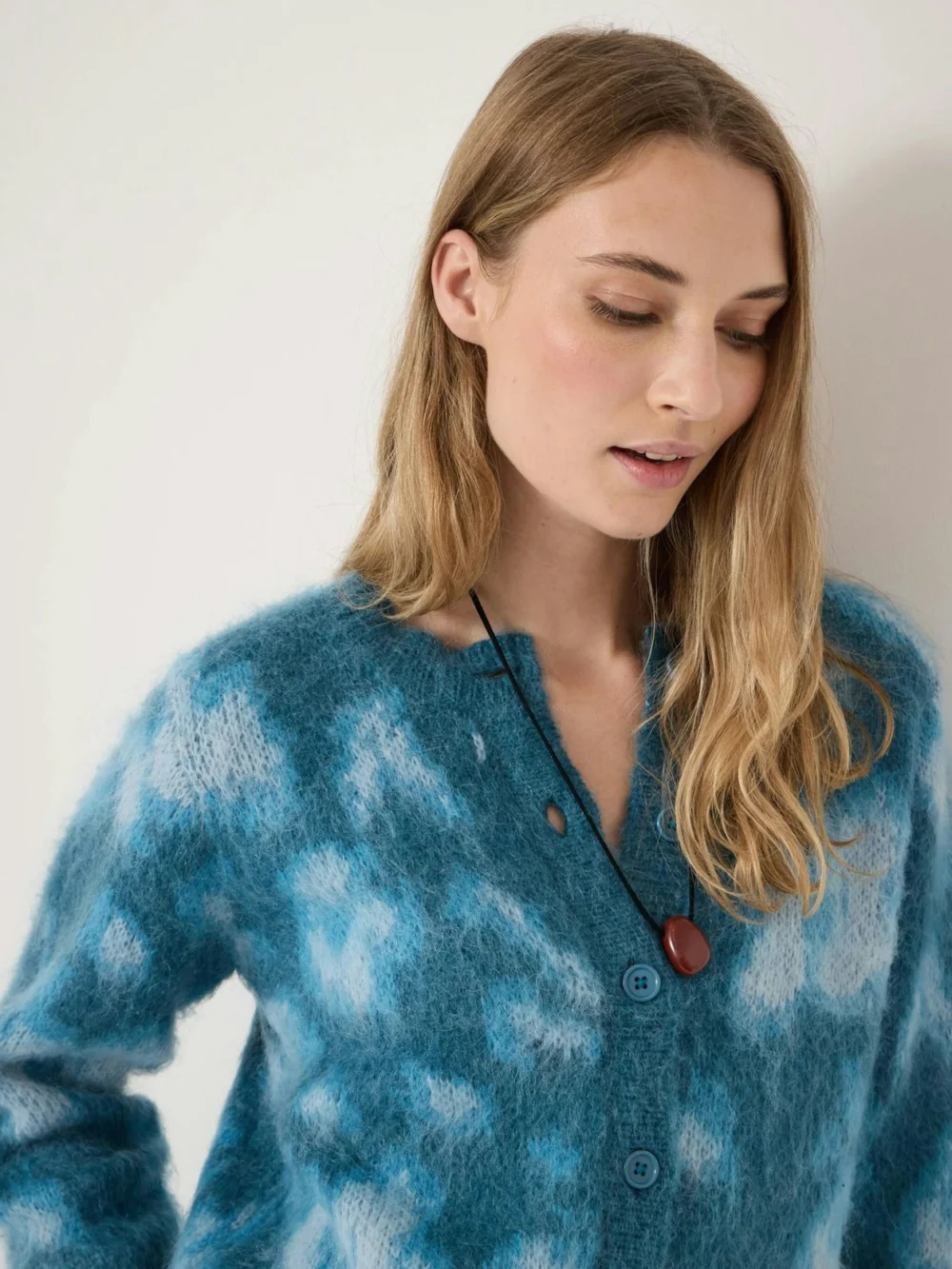 hush Florrie Patterned Cardigan with Wool, view 2