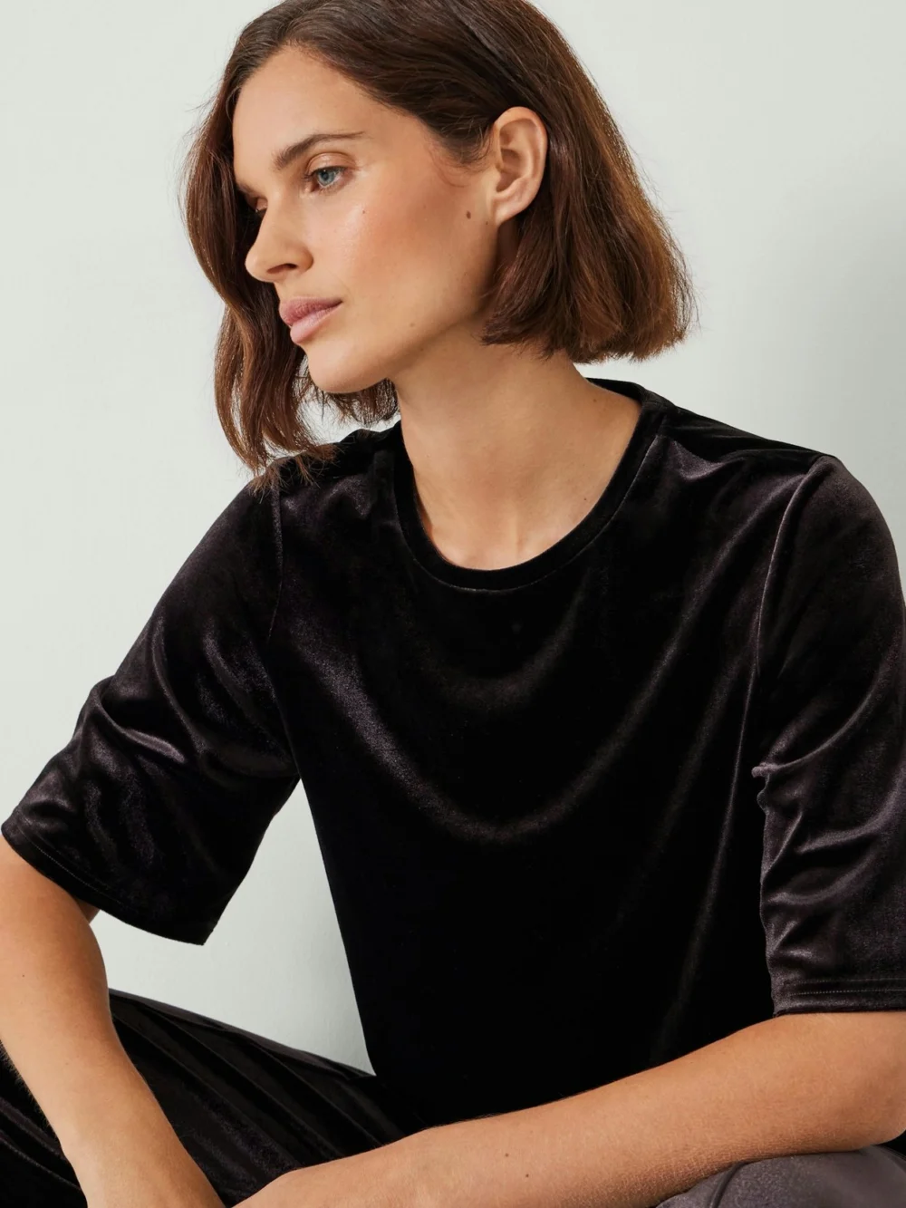 hush Hadley Velvet T-Shirt, view 2