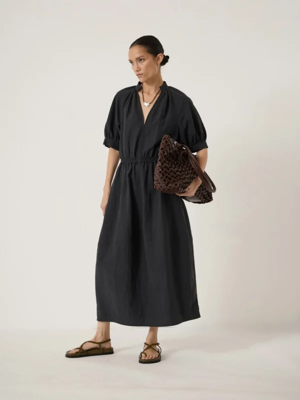 hush Isla Short Sleeve Midi Dress