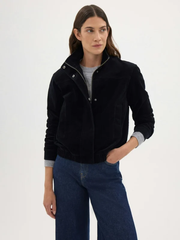 hush Kiro Cord Bomber Jacket