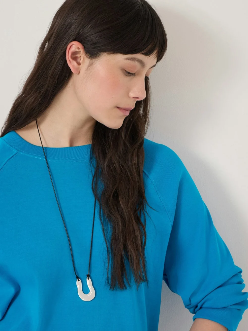 hush Matilda Raglan Top in Aqua Blue, view 2