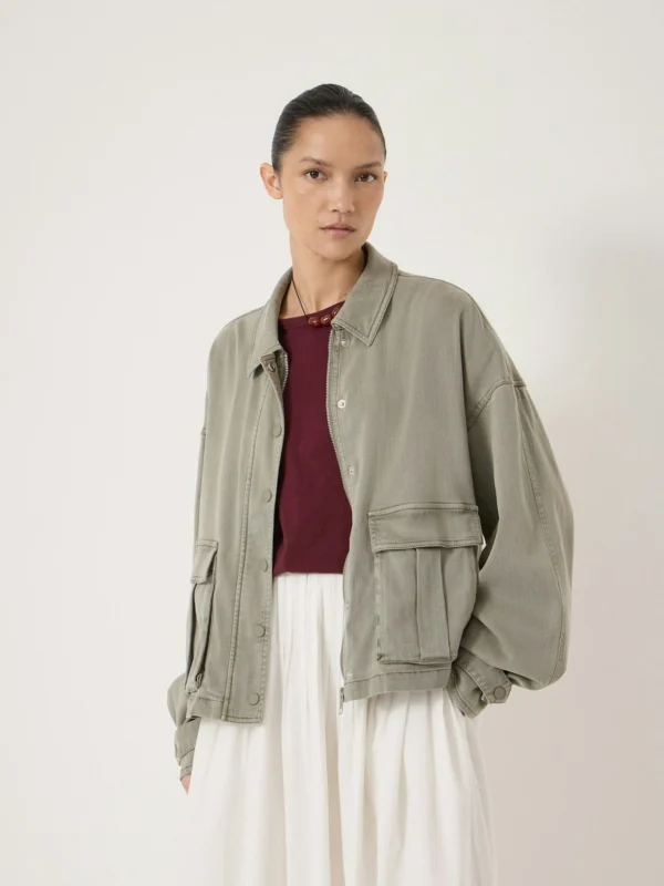 hush Melinda Supersoft Relaxed Utility Jacket