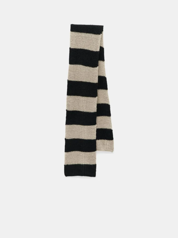 hush Morgan Knitted Stripe Scarf
