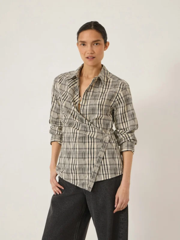 hush Nola Wrap Waisted Shirt