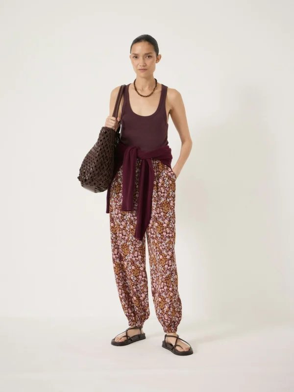 hush Nyra Printed Balloon Hem Trousers
