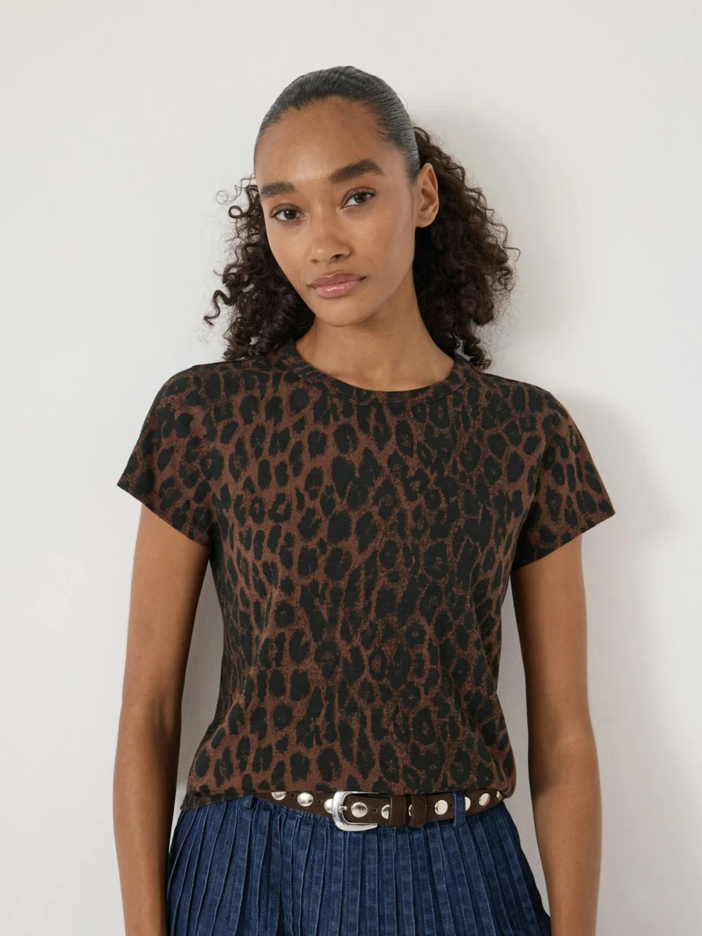 hush Printed Slim Fit Slub T-Shirt, view 2
