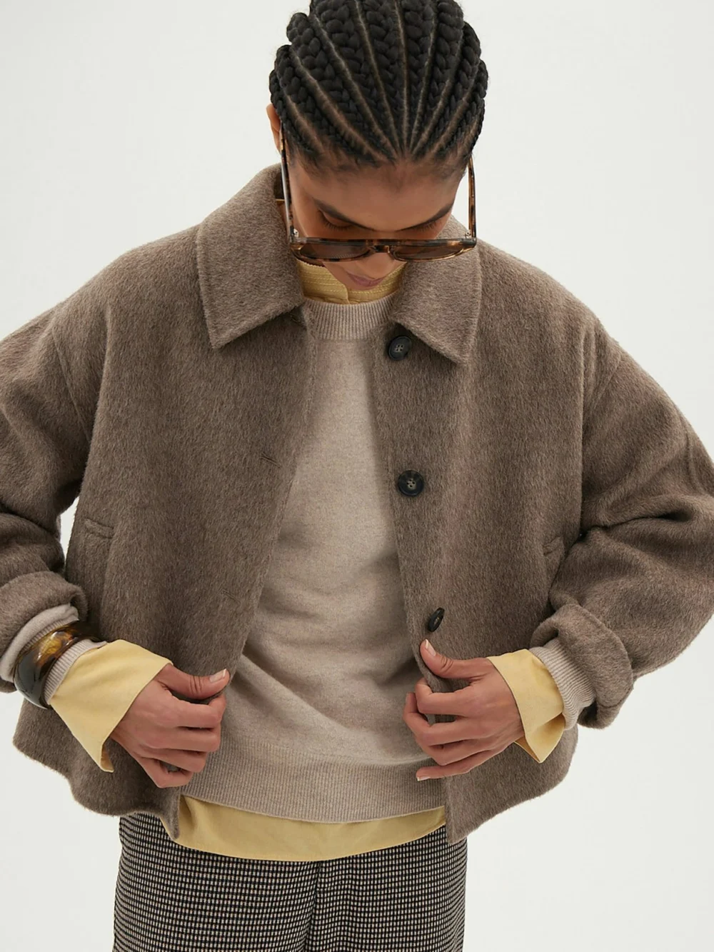 hush Rix Pure Wool Double Faced Jacket, view 2