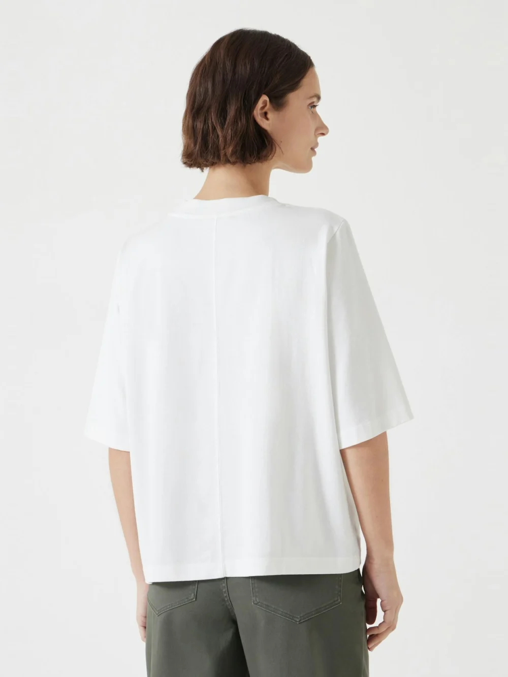hush Romina Heavyweight Cotton T-Shirt in White