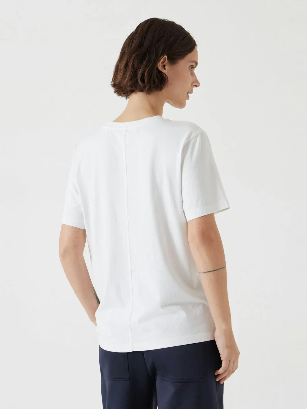 hush Rosie Regular Fit Cotton T-Shirt in White
