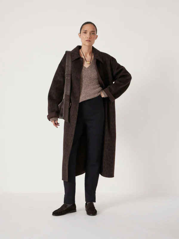 hush Slim Ponte Zip Detail Cigarette Trousers