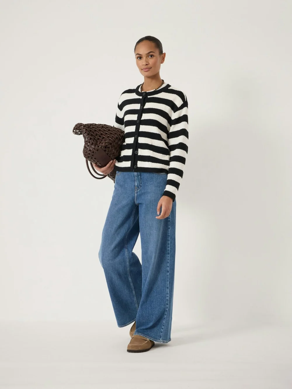 hush Tess Textured Cotton Blend Cardigan, view 2