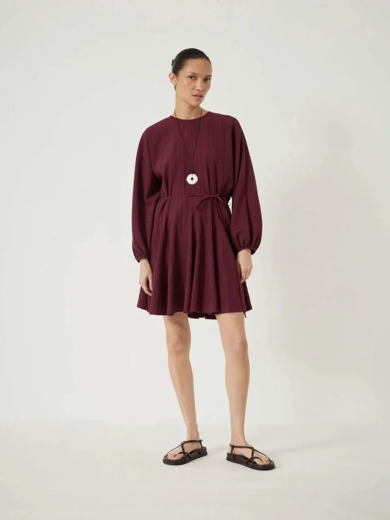 hush Thorne Godet Skirt Mini Dress