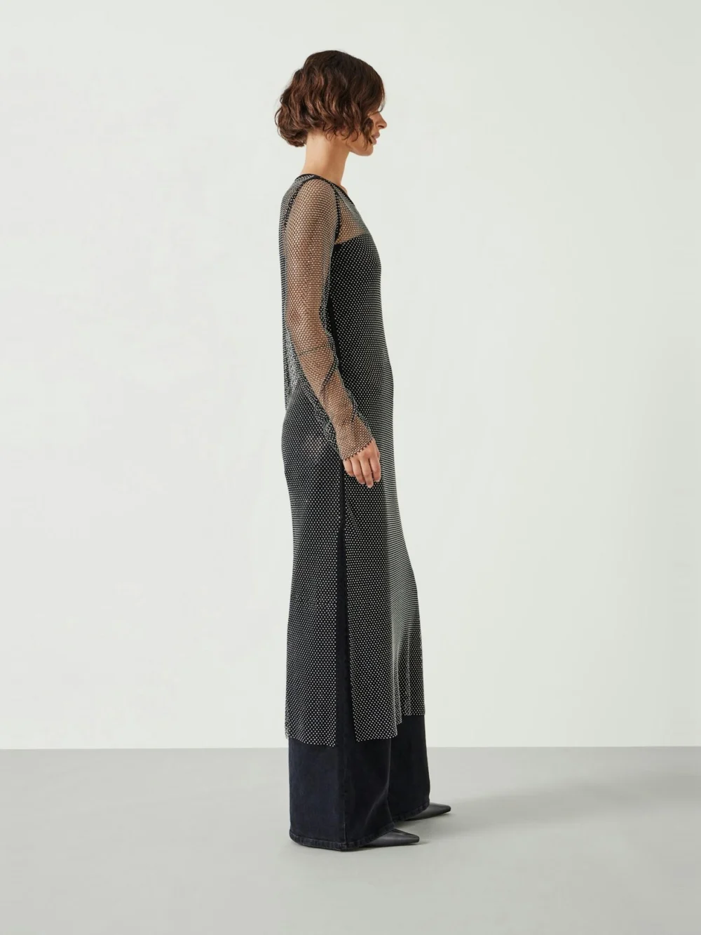 hush Una Sparkle Longline Top, view 2