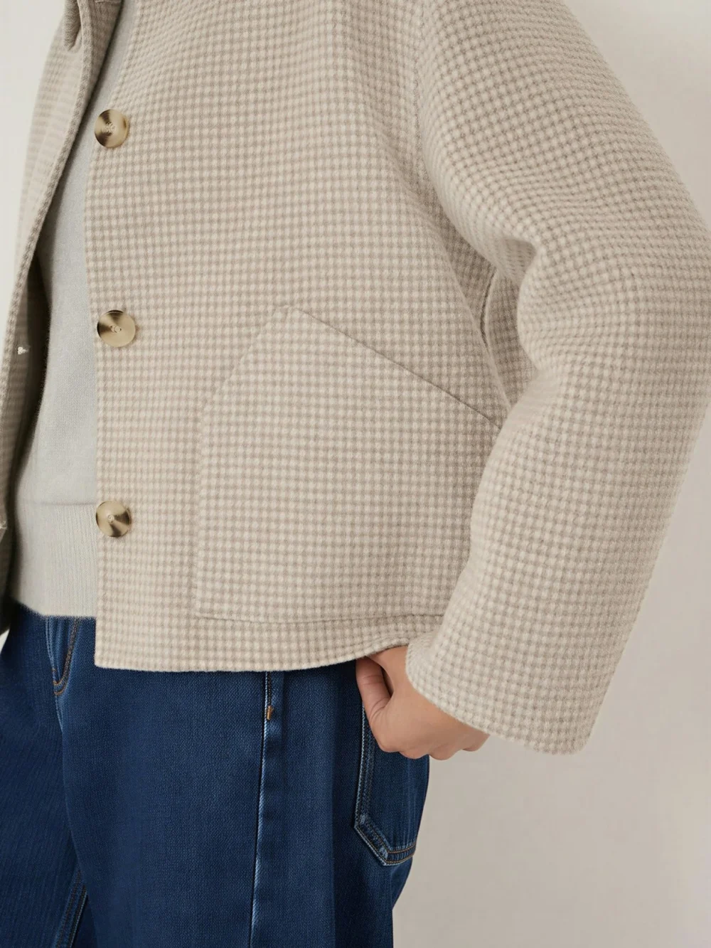 hush Verity Wool Double Faced Jacket, view 2