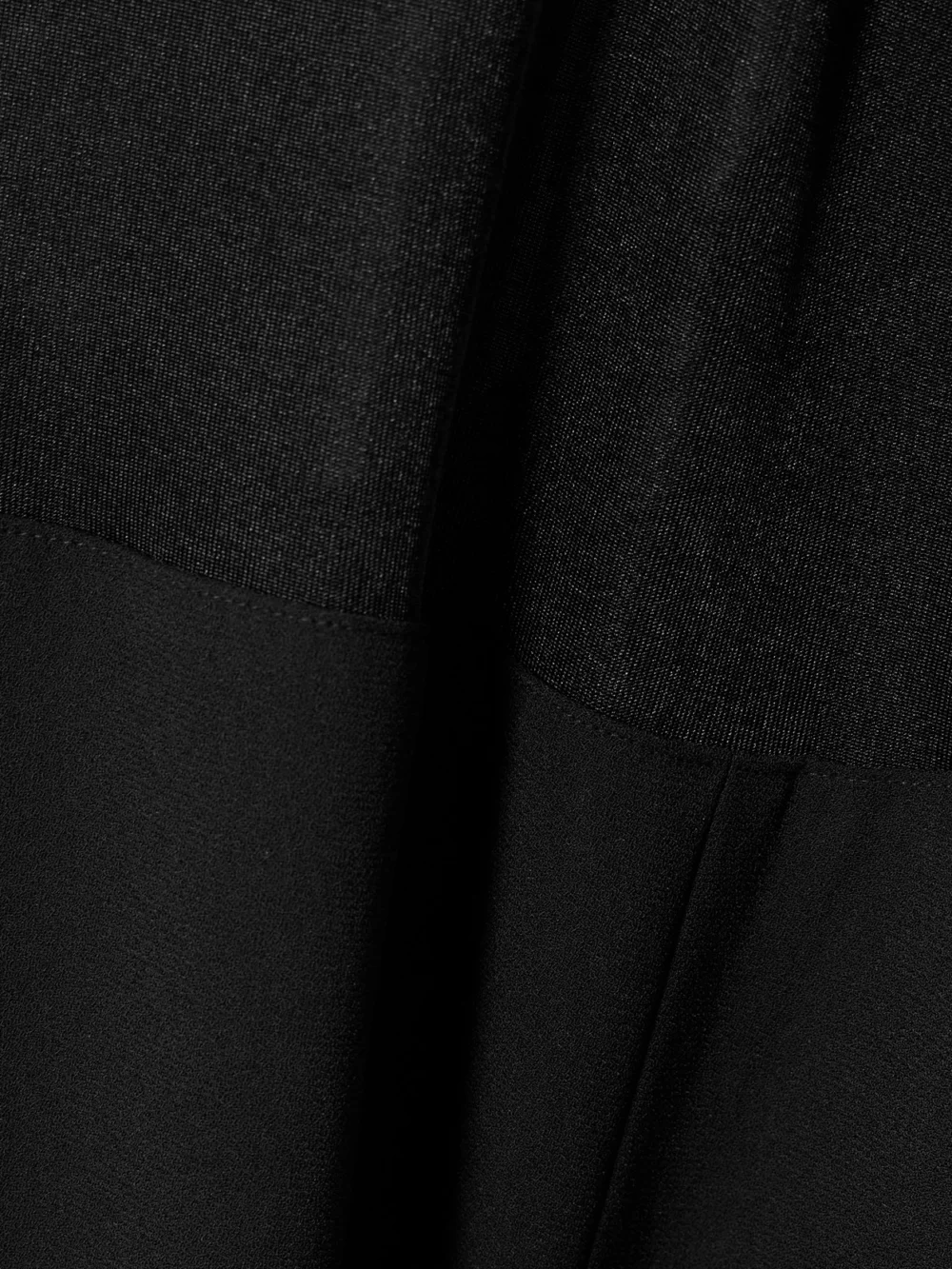 Close-up detail of the Ilkyaz Ozel Nina Jersey Halterneck Gown