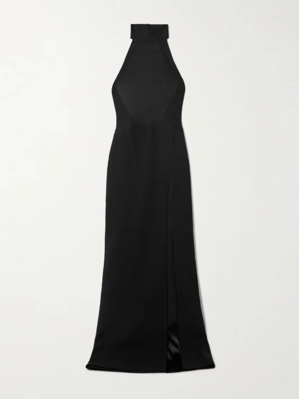 Ilkyaz Ozel Nina Jersey Halterneck Gown