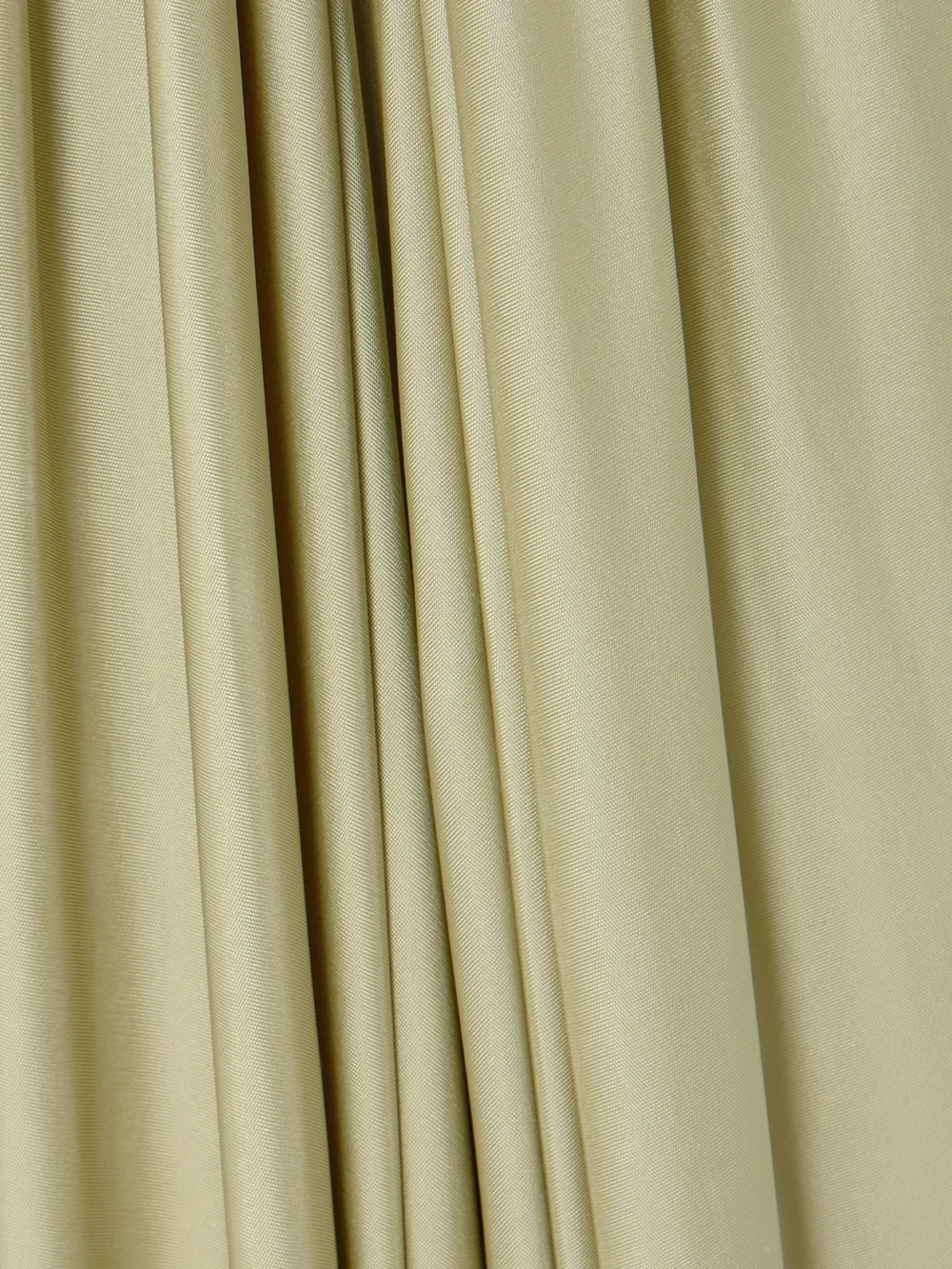 Close-up detail of the Ilkyaz Ozel Olivienne Strapless Pleated Satin Gown