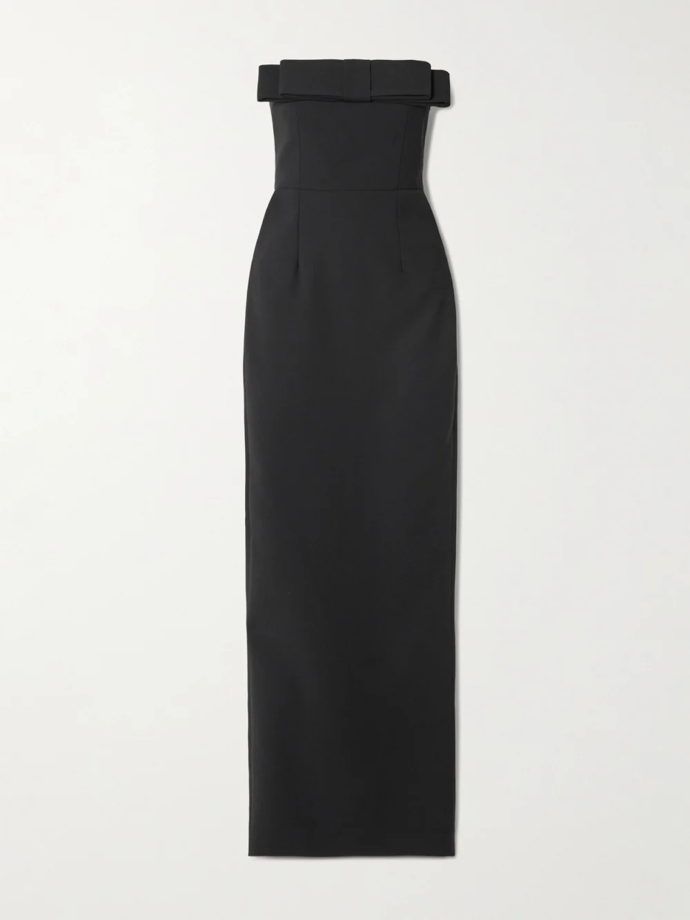 Ilkyaz Ozel Sisu Bow-embellished Crepe Midi Dress in black