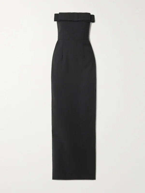 Ilkyaz Ozel Sisu Bow-embellished Crepe Midi Dress
