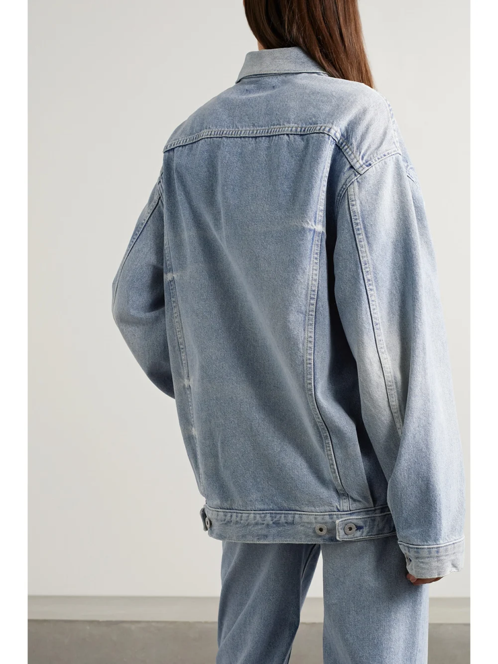 Back view of the Interior The Remy Denim Jacket