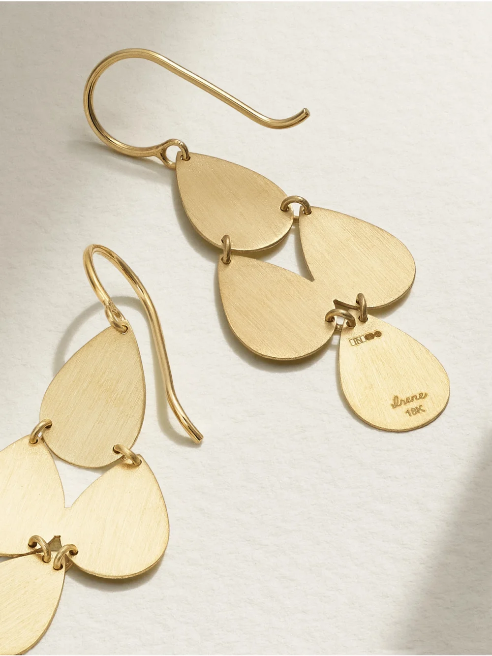 Back view of the Irene Neuwirth 18-karat Gold Earrings
