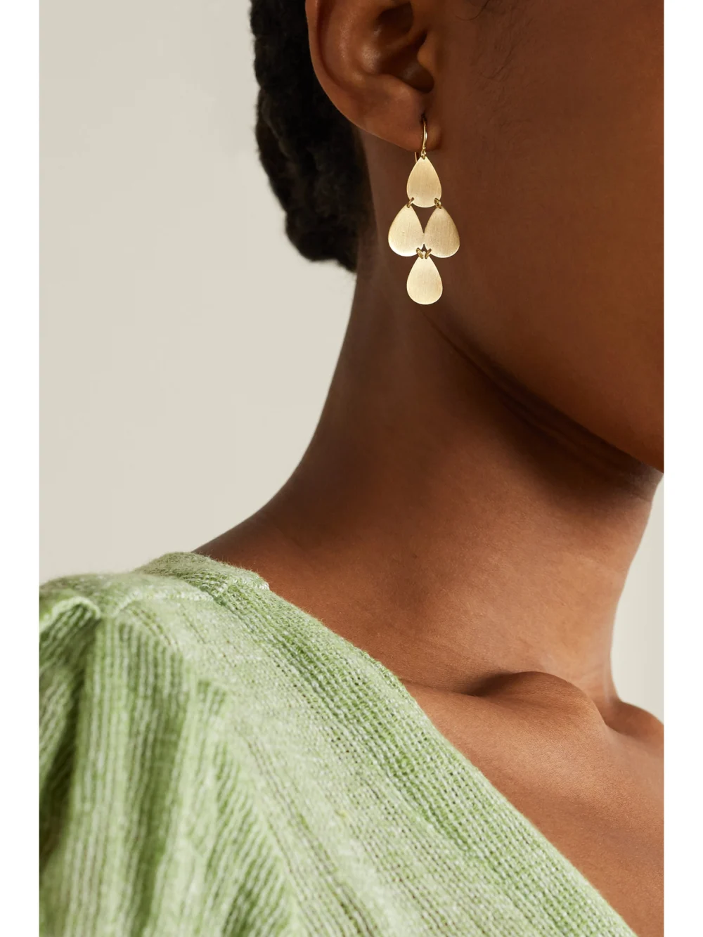 Irene Neuwirth 18-karat Gold Earrings, styled view