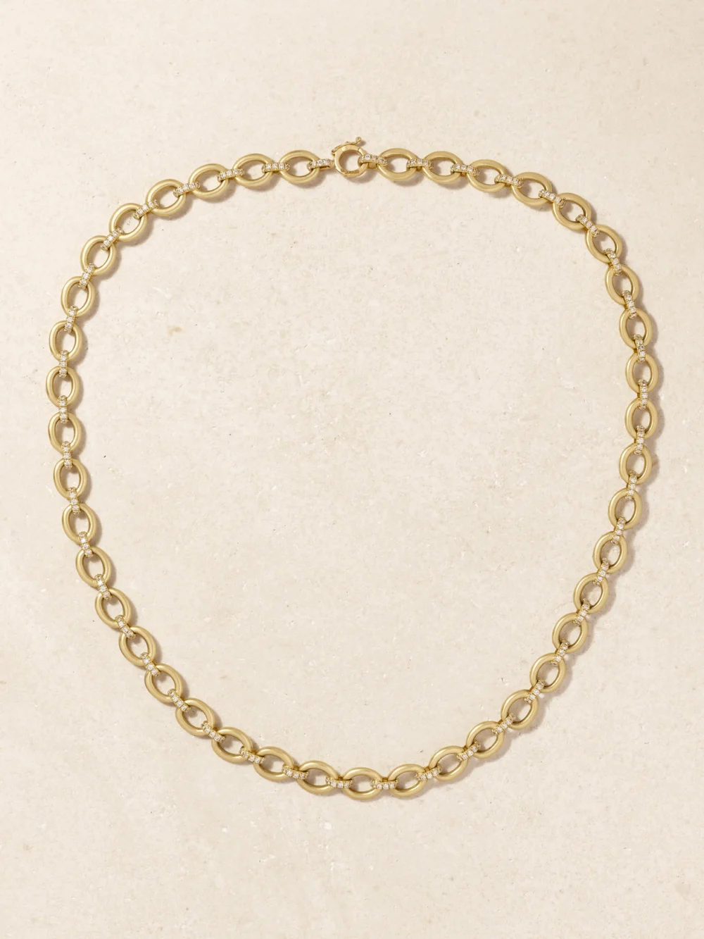 Irene Neuwirth Classic 18-karat Gold Diamond Necklace