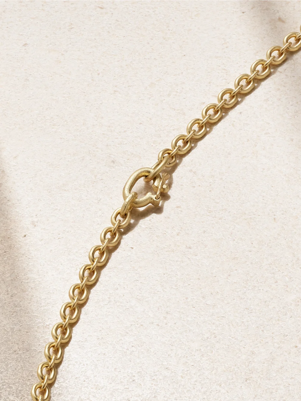 Back view of the Irene Neuwirth Large Heart 18-karat Gold Necklace