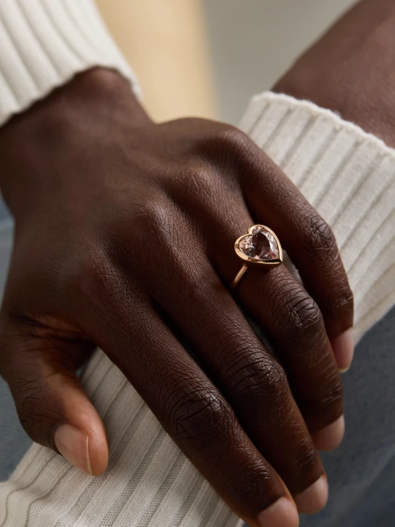Irene Neuwirth Love 18-karat Rose Gold Morganite Ring